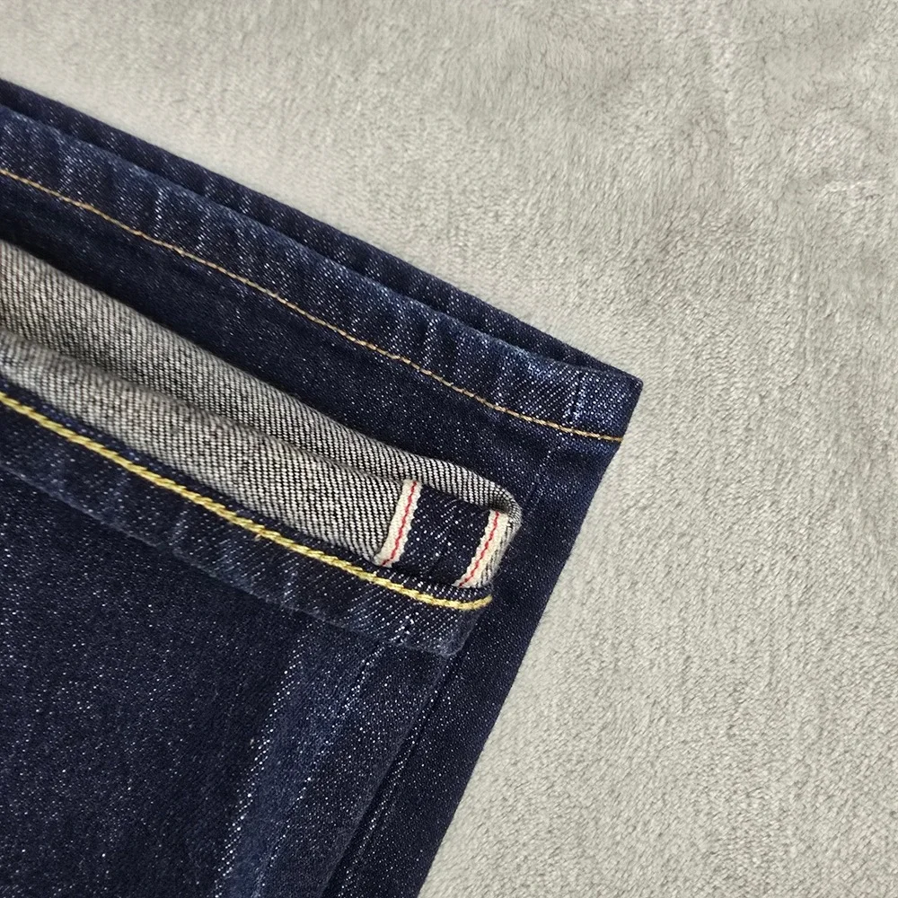 Flint and Tinder Selvedge Denim 30x30 Slim‎ Fit Dark Wash Jeans Mens new